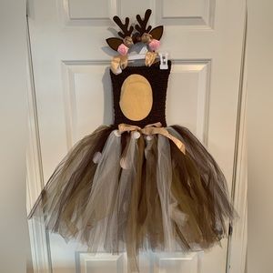 Girl’s Reindeer Dress 🎀